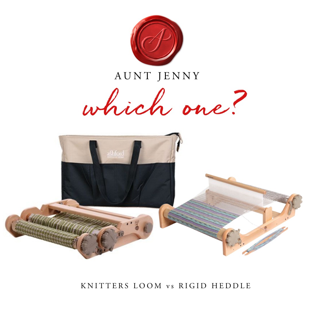 Which weaving loom to choose? Rigid Heddle or Knitters Loom?