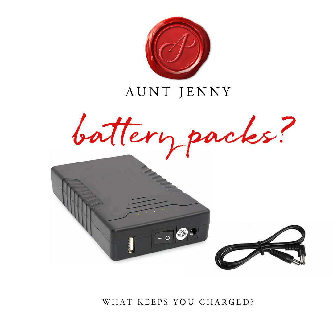 Battery packs for e-spinners