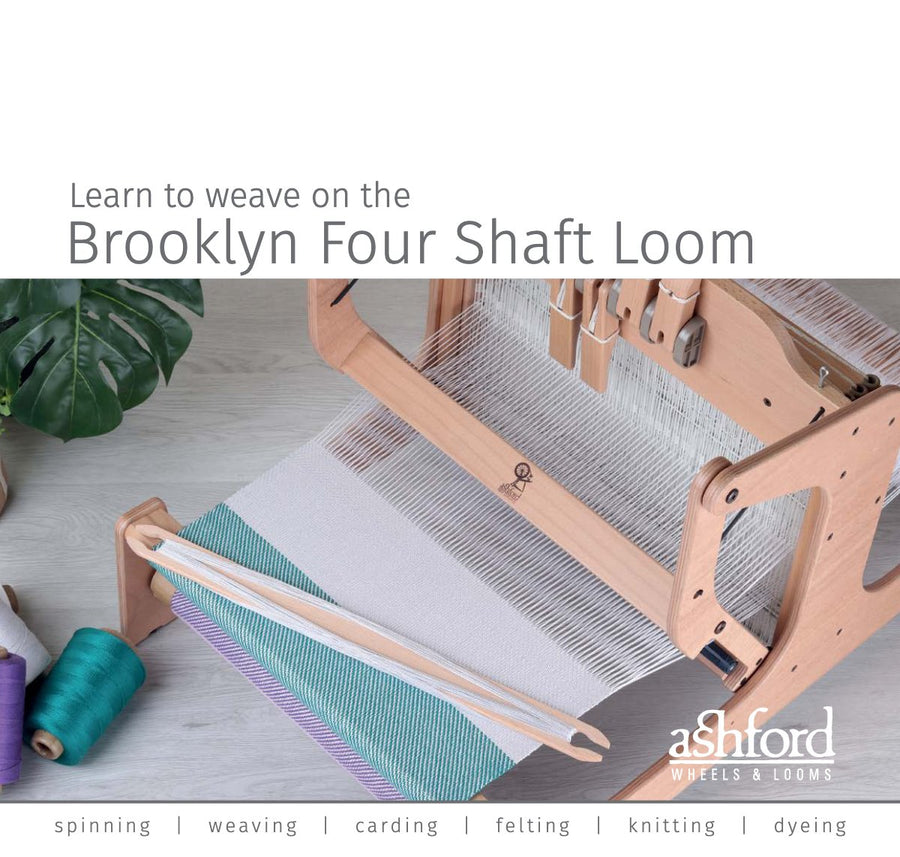 Ashford Learn to Weave on the Brooklyn Four Shaft Loom guide cover