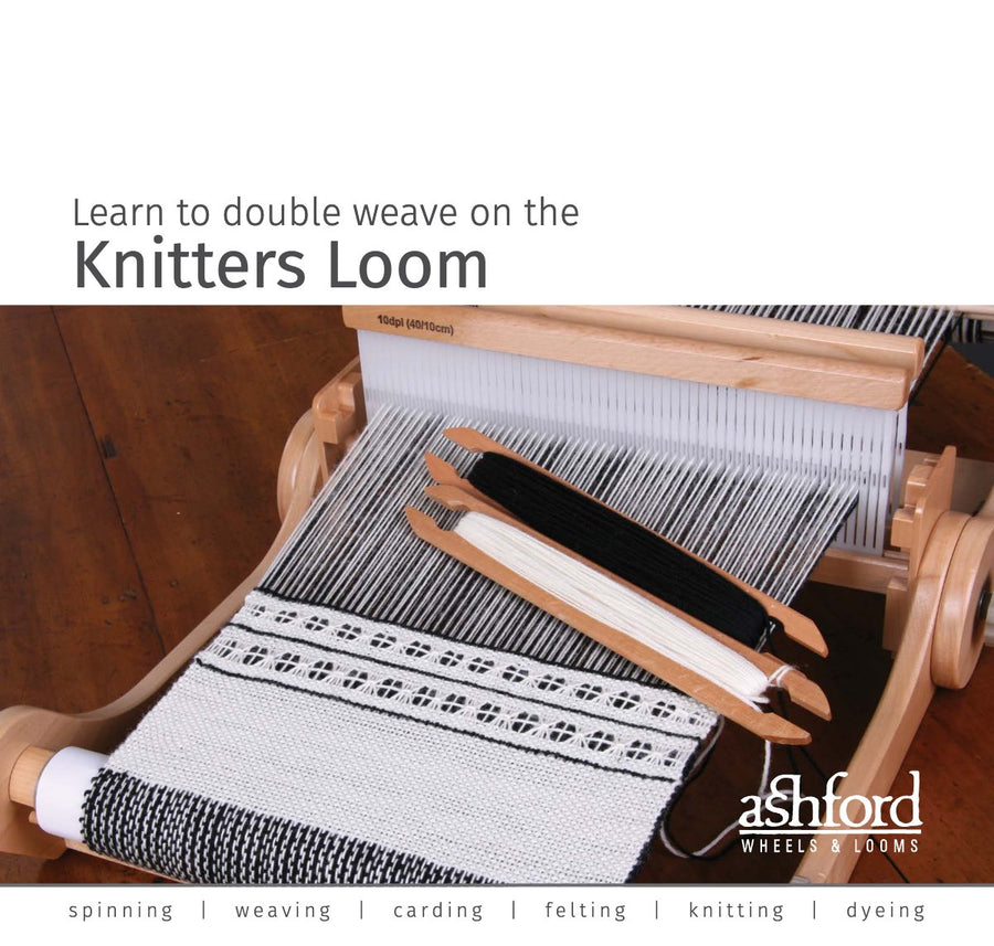 Ashford Learn to Double Weave on the Knitters Loom guide cover
