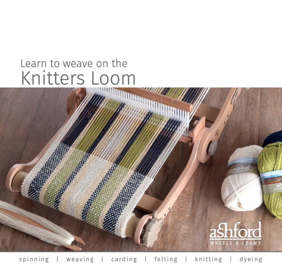 Ashford Learn to Weave on the Knitters Loom guide cover