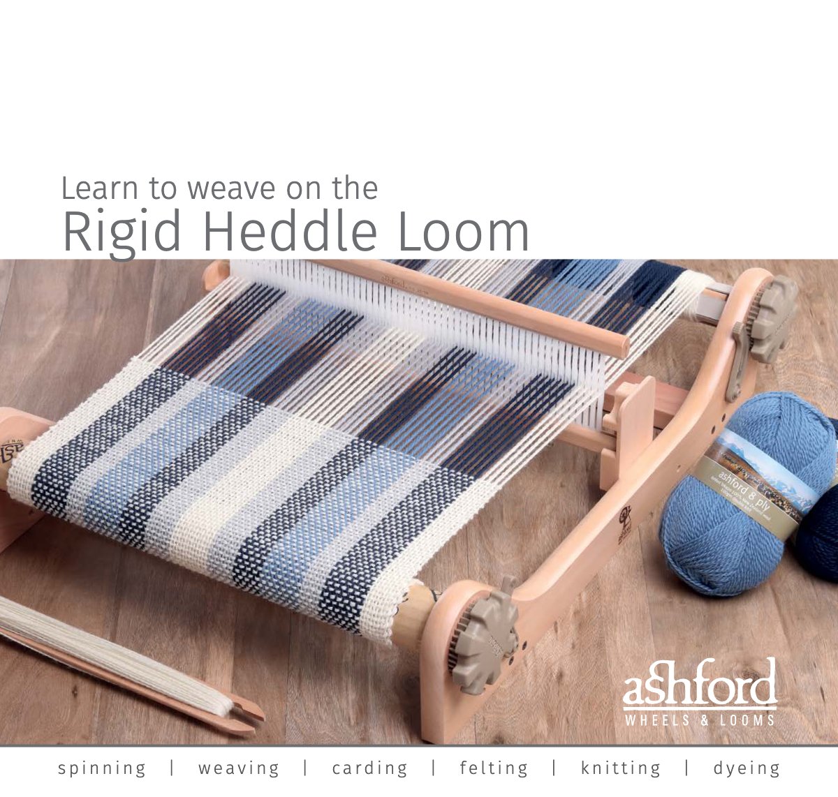 Ashford Learn to Weave on the Rigid Heddle Loom guide cover