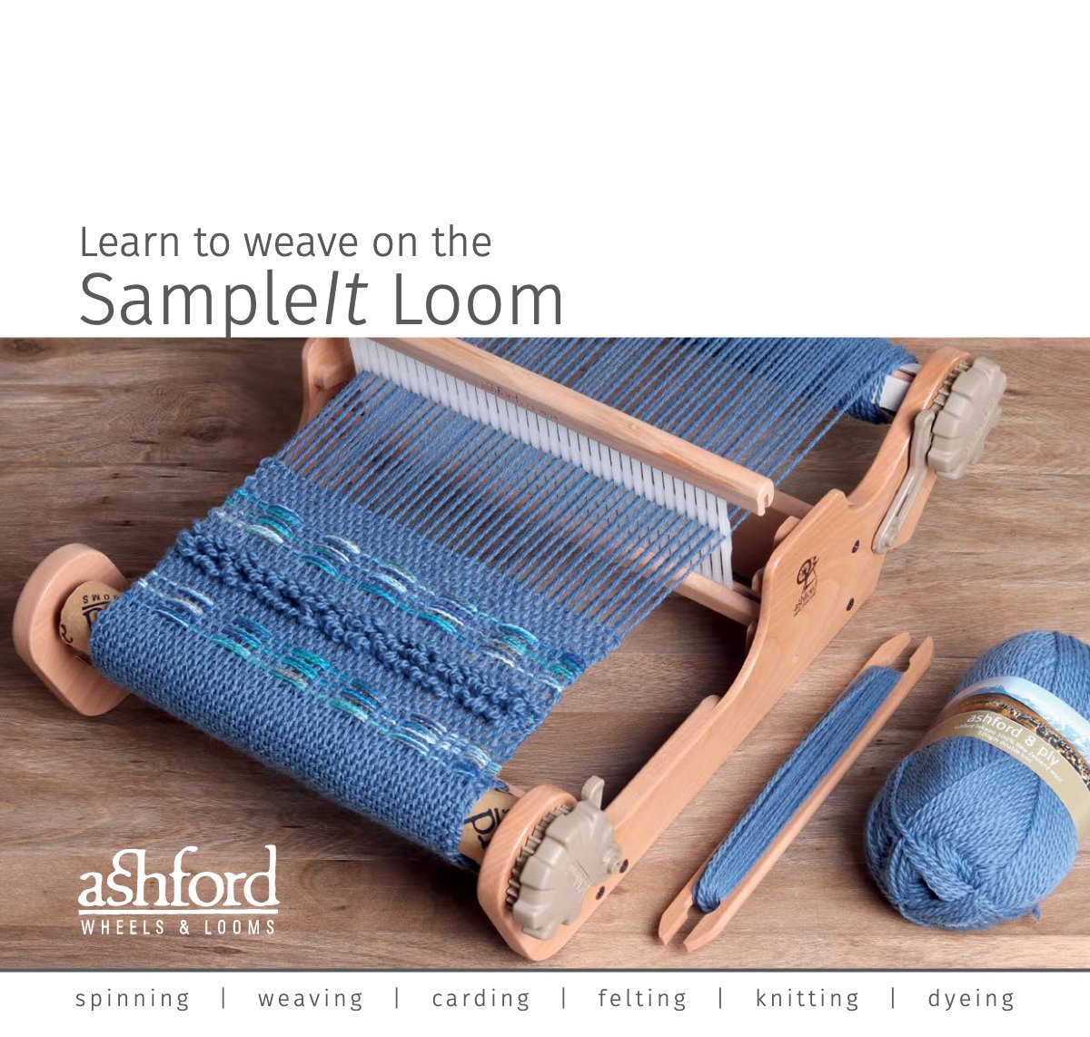 Ashford Learn to Weave on the SampleIt Loom guide cover