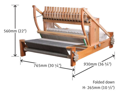 Sixteen Shaft Table Loom & Stand - 80cm SPECIAL ORDER