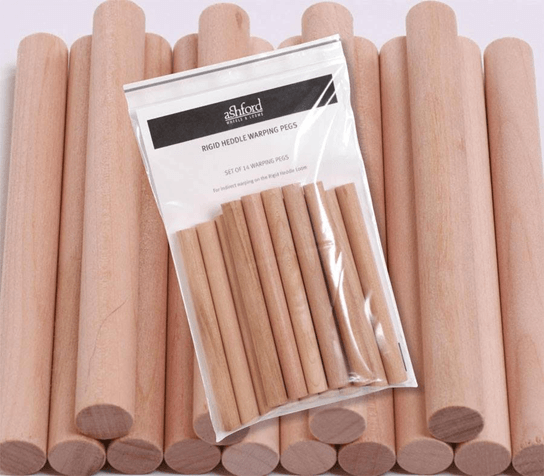 Rigid Heddle Warp Pegs (set of 14)