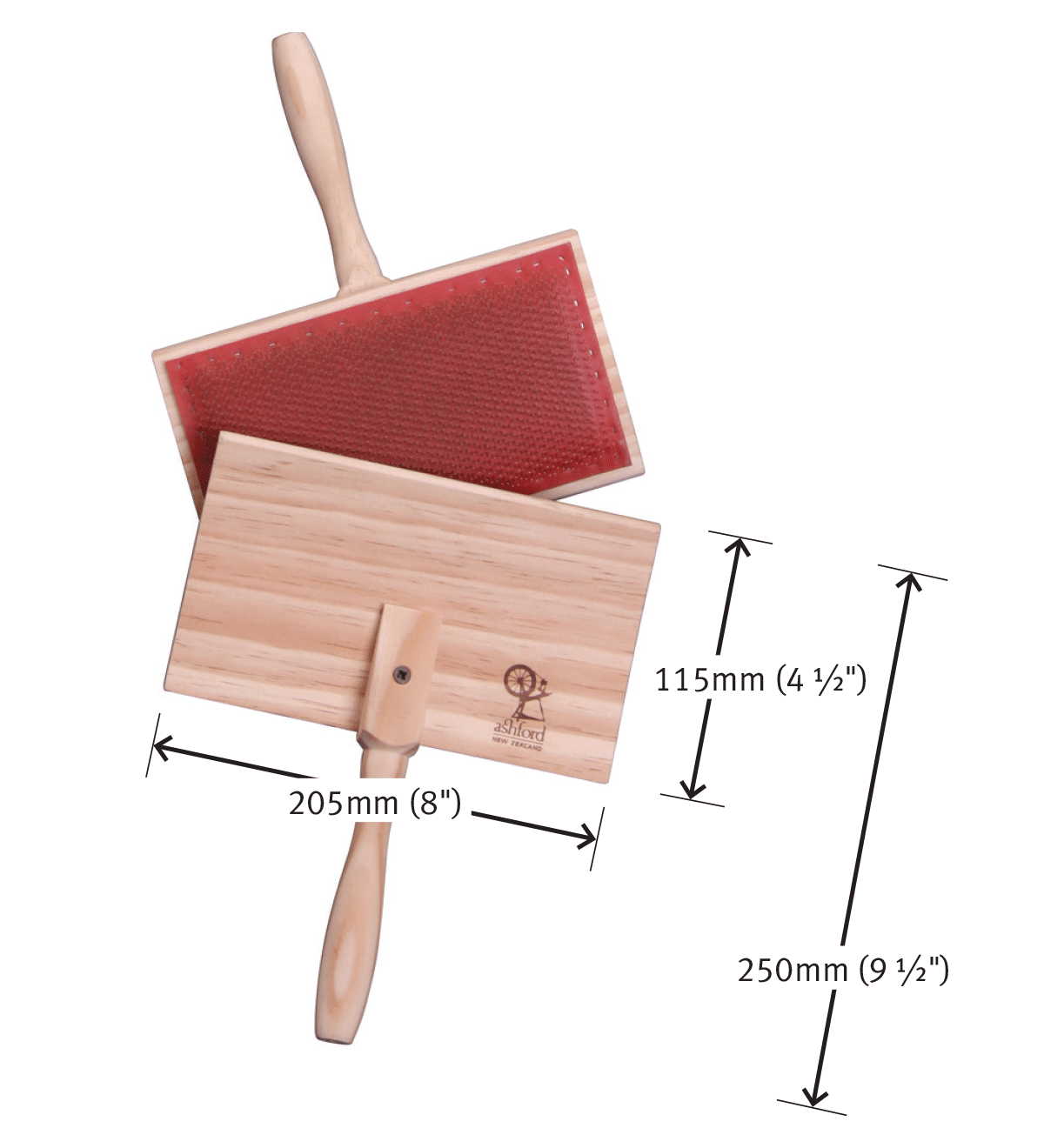 Standard Hand Carders measurements
