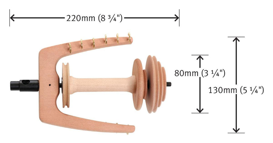 Double Drive Flyer and Whorl