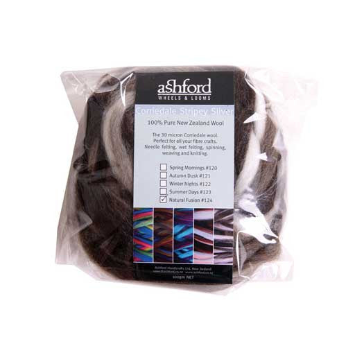 Corriedale Stripey Sliver